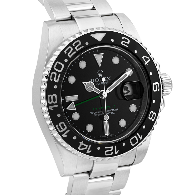 Rolex GMT-Master II 40mm Black Dial Mens Watch (2010)