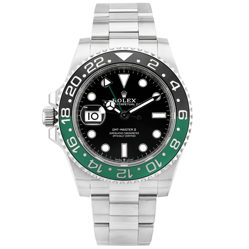 Rolex GMT-Master II 'Sprite' Left-Hand Oyster Bracelet Watch (2022)