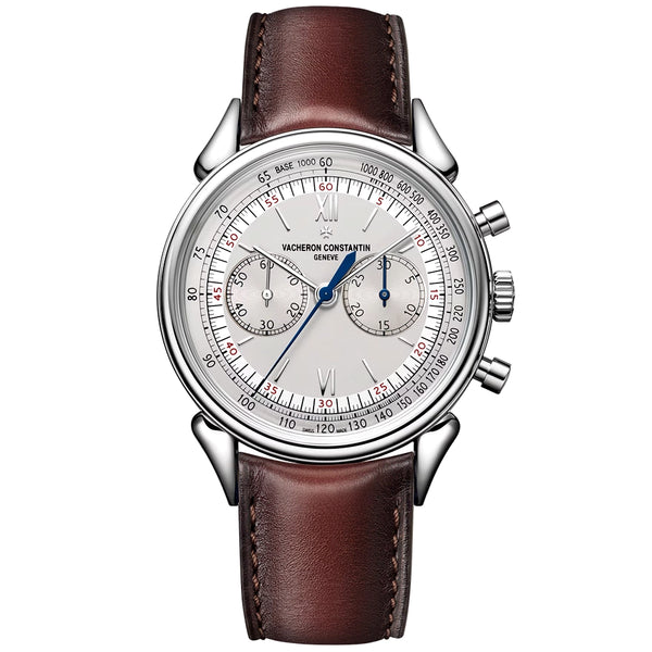 Vacheron Constantin Historiques Cornes De Vache 1955 Silver Dial Chronograph Watch - Berry's Jewellers
