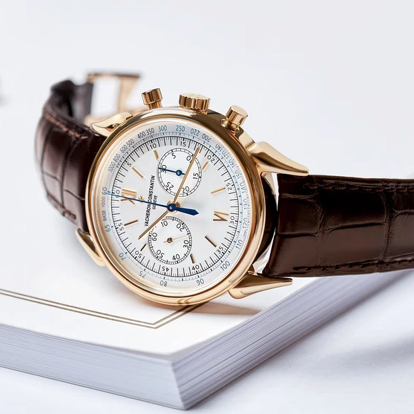 Vacheron Constantin Historiques Cornes de Vache 1955 18ct Pink Gold Mens Strap Watch - Berry's Jewellers