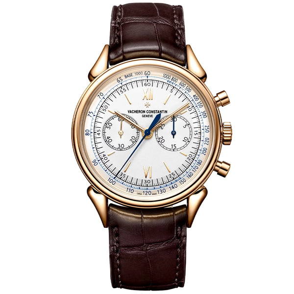 Vacheron Constantin Historiques Cornes de Vache 1955 18ct Pink Gold Mens Strap Watch - Berry's Jewellers