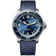 Blancpain Fifty Fathoms 42.3mm Automatique Blue Dial Rubber Strap Watch - Berry's Jewellers