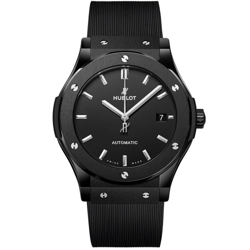 Classic Fusion Black Magic 45mm Black Dial Ceramic Strap Watch