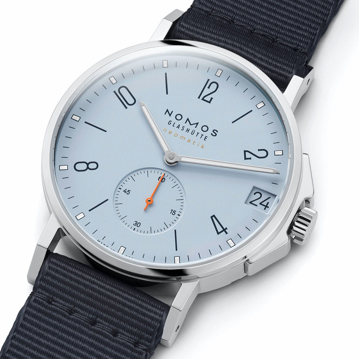 NOMOS Glashütte Ahoi Neomatik 38mm Date Sky Dial Sky Automatic Watch - Berry's Jewellers