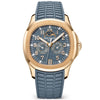 Aquanaut Annual Calendar 40mm 18ct Rose Gold Blue Dial Watch