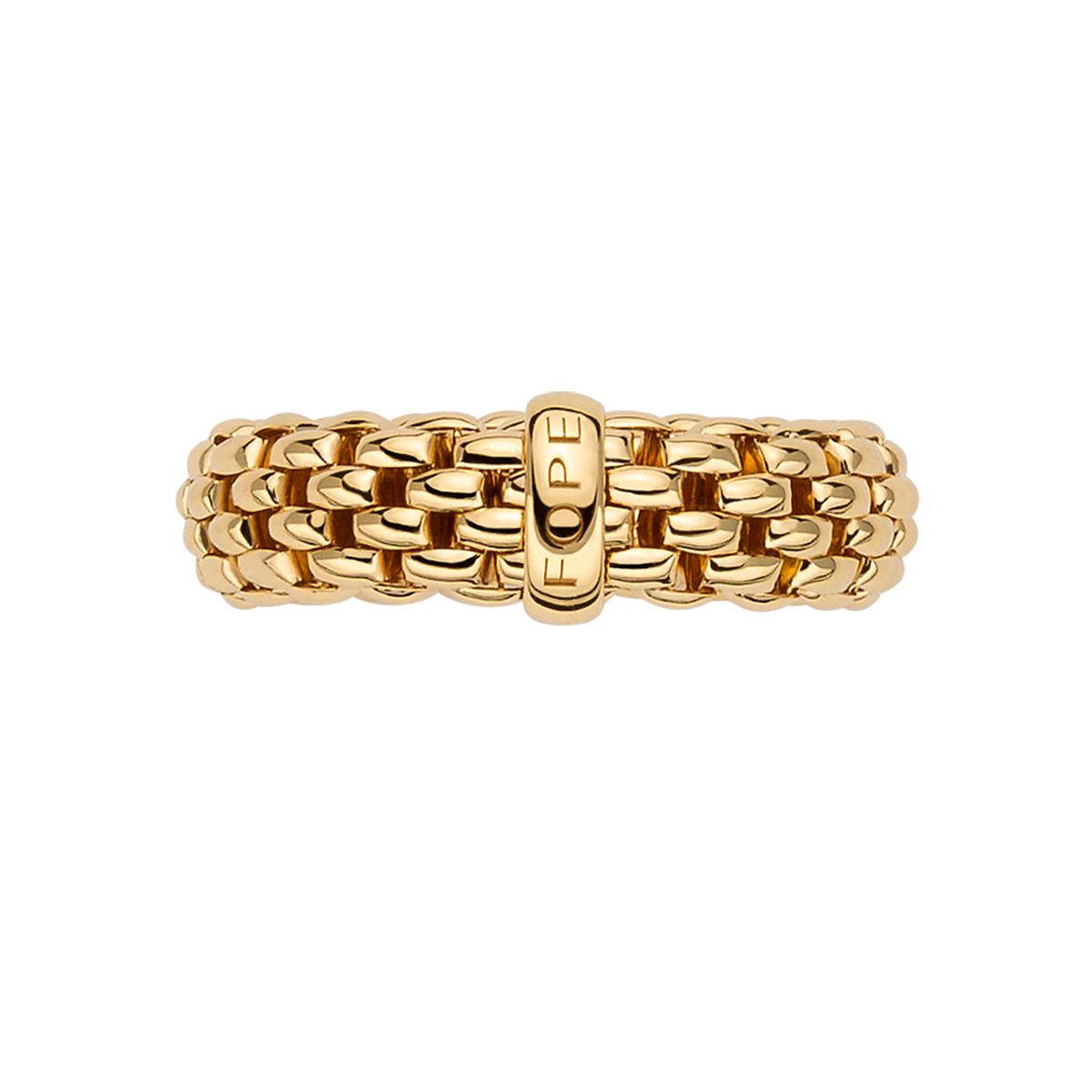 FOPE Essentials 18ct Yellow Gold Slim Ring - Berry's Jewellers