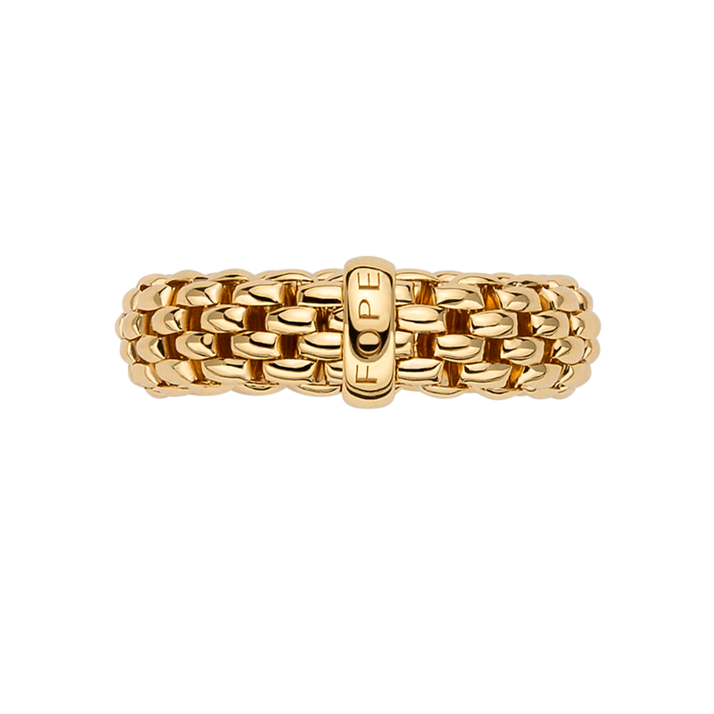 FOPE Essentials 18ct Yellow Gold Slim Ring - Berry's Jewellers