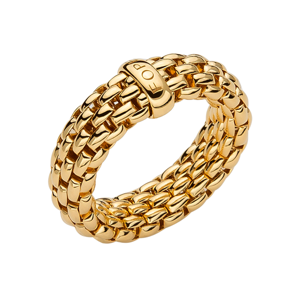 FOPE Essentials 18ct Yellow Gold Slim Ring - Berry's Jewellers