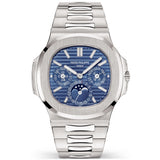Nautilus Perpetual Calendar 40mm 18ct White Gold Blue Dial Watch 5740/1G-001