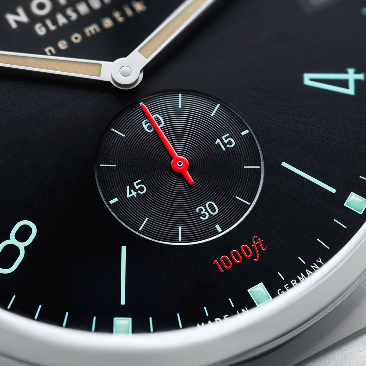 NOMOS Glashütte Tangente Sport Neomatik 42mm Date Marine Black Automatic Watch - Berry's Jewellers