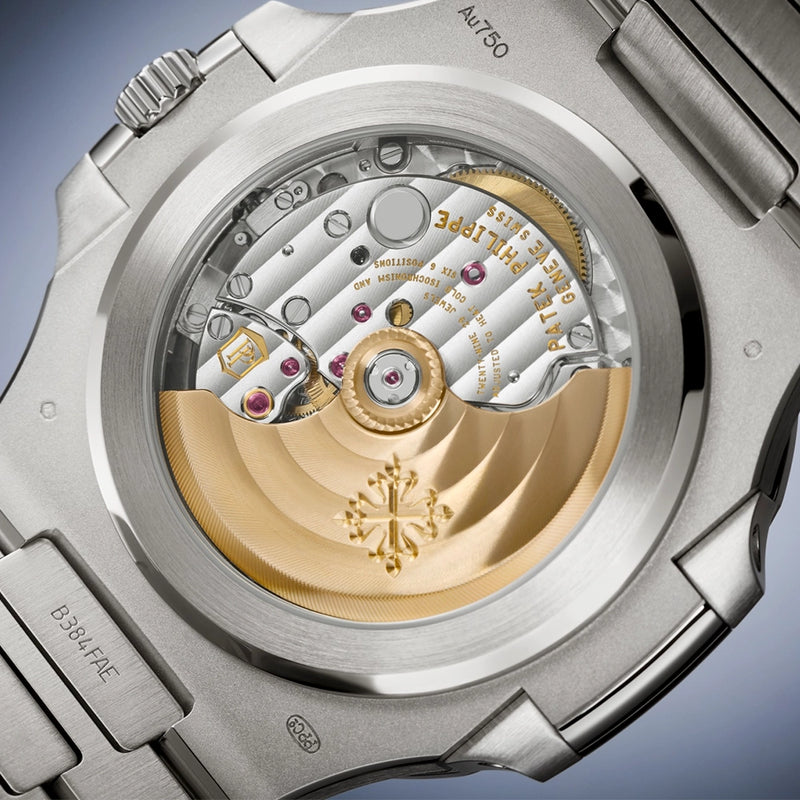 Patek Philippe Nautilus 41mm 18ct White Gold Full Diamond Set Bracelet Watch - Berry's Jewellers
