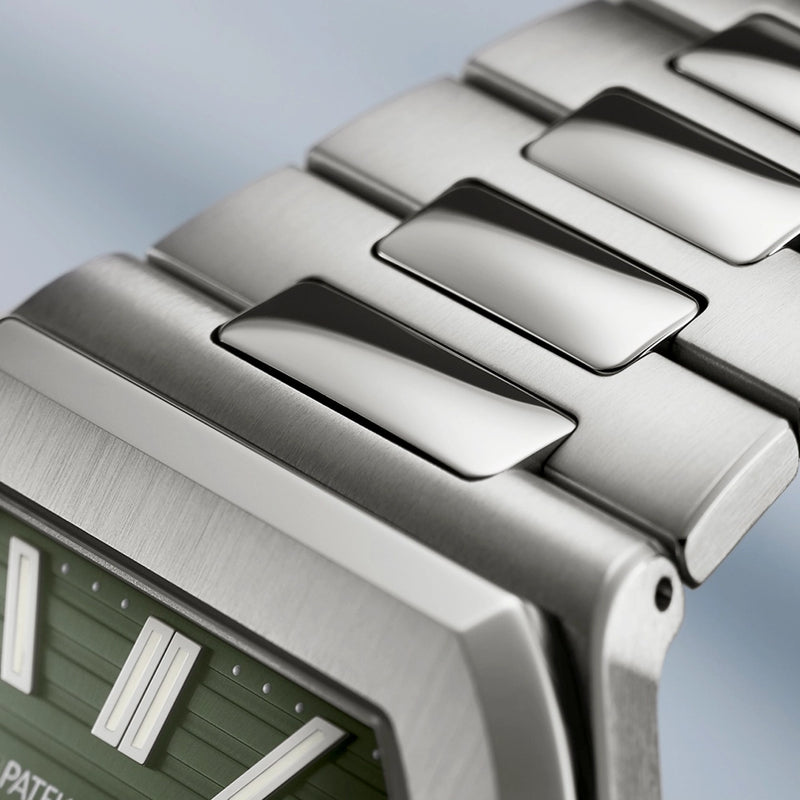 Cubitus Large 45mm Steel Olive Green Dial Bracelet Watch
