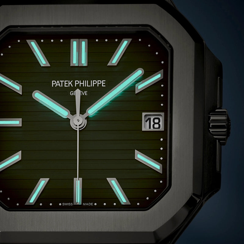 Cubitus Large 45mm Steel Olive Green Dial Bracelet Watch