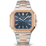 Patek Philippe Cubitus Large 45mm Two-Tone Blue Dial Bracelet Watch - Berry's Jewellers