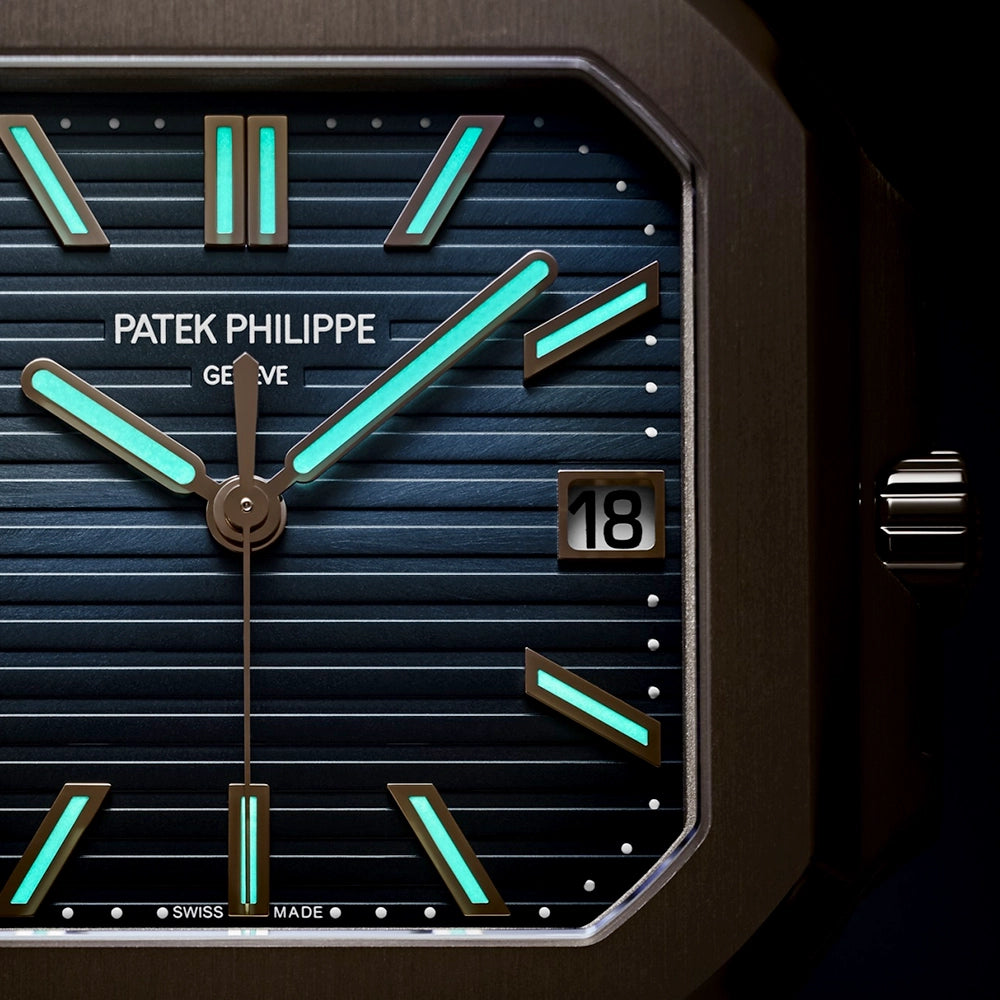 Patek Philippe Cubitus Large 45mm Two-Tone Blue Dial Bracelet Watch - Berry's Jewellers