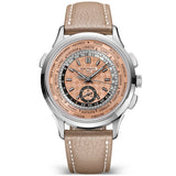 Patek Philippe Complications World Time Flyback Chronograph Rose-Gilt Dial Watch - Berry's Jewellers