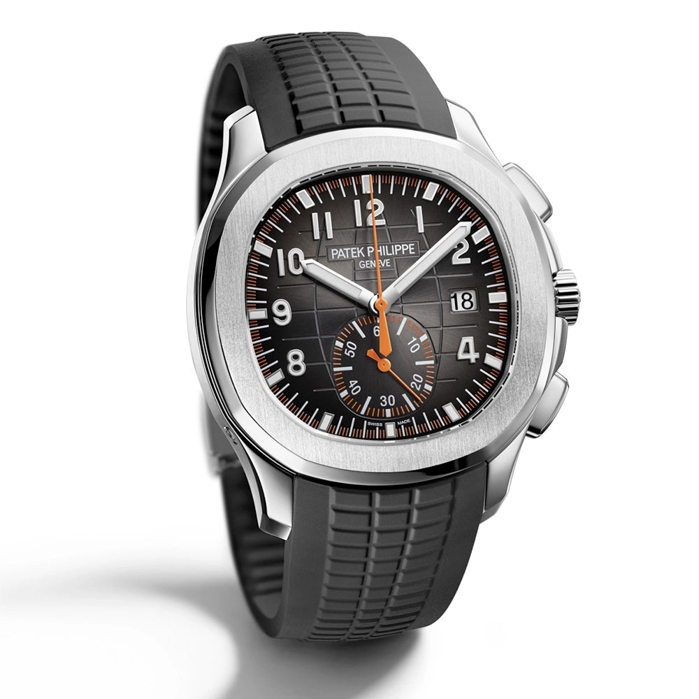 Patek Philippe Aquanaut Chronograph 42.2mm Steel Black Dial Mens Watch - Berry's Jewellers
