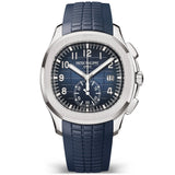 Patek Philippe Aquanaut Chronograph 42.2mm 18ct White Gold Blue Dial Mens Watch - Berry's Jewellers