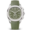 Aquanaut Chronograph 42.2mm 18ct White Gold Khaki Green Dial Watch