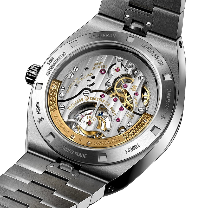 Vacheron Constantin Overseas Tourbillon Steel Sunray Blue Dial Mens Automatic Watch - Berry's Jewellers