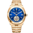 Vacheron Constantin Overseas Tourbillon 18ct Rose Gold Blue Dial Mens Automatic Watch - Berry's Jewellers