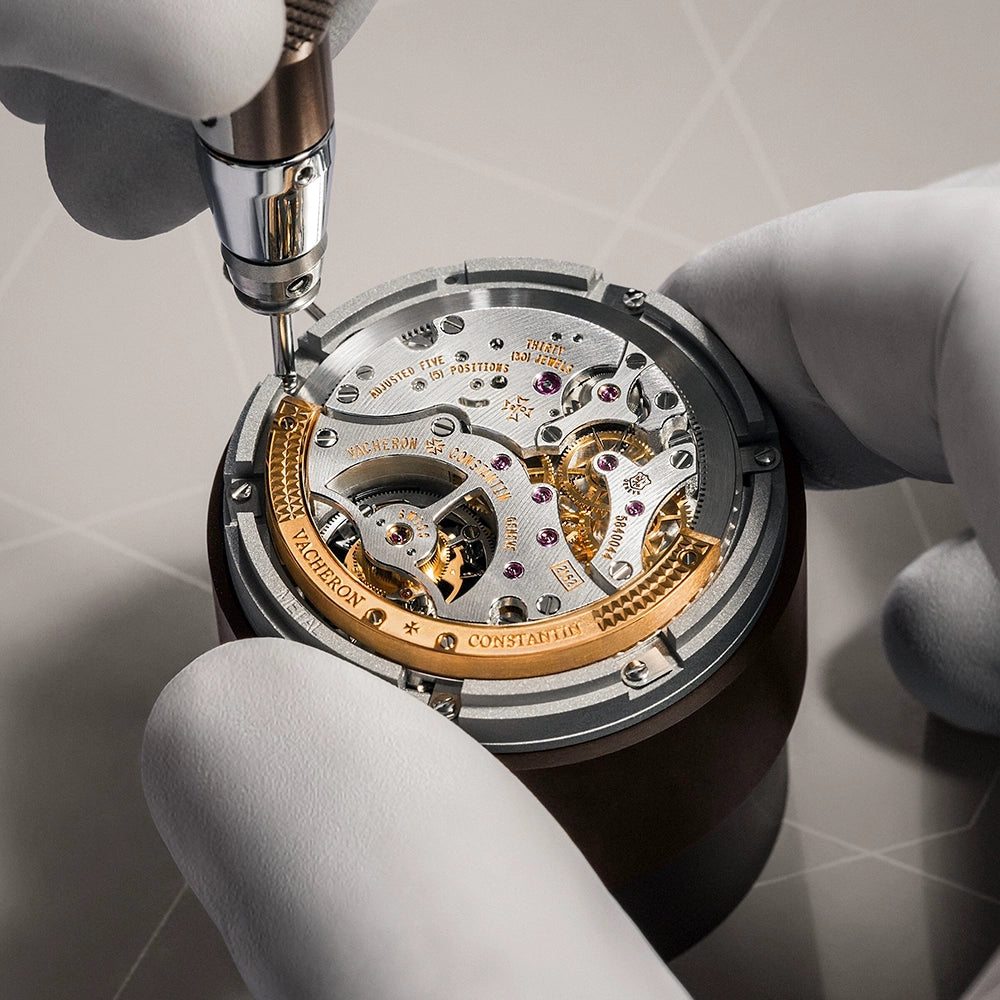 Vacheron Constantin Traditionnelle Tourbillon Retrograde Date Openface Platinum Watch - Berry's Jewellers