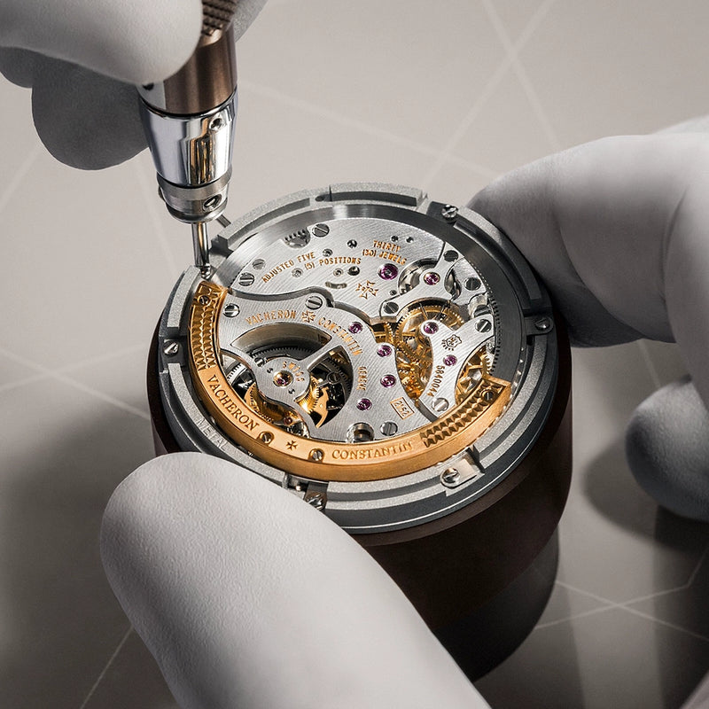 Vacheron Constantin Traditionnelle Tourbillon Retrograde Date Openface Platinum Watch - Berry's Jewellers