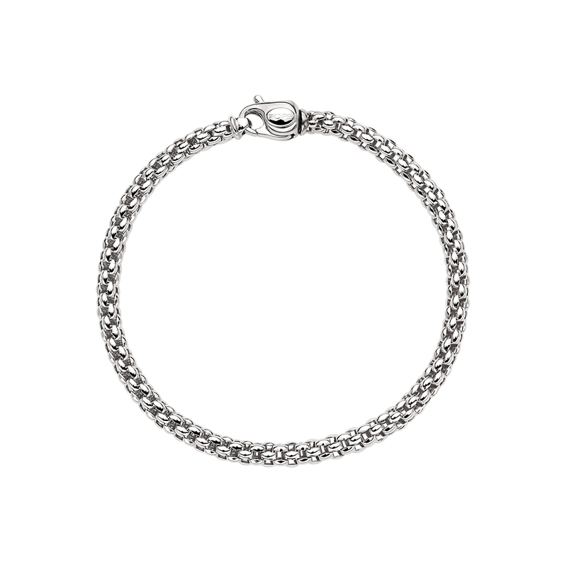 FOPE Solo 18ct White Gold Chain Bracelet - Berry's Jewellers