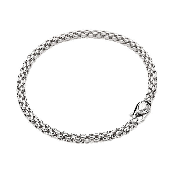 FOPE Solo 18ct White Gold Chain Bracelet - Berry's Jewellers
