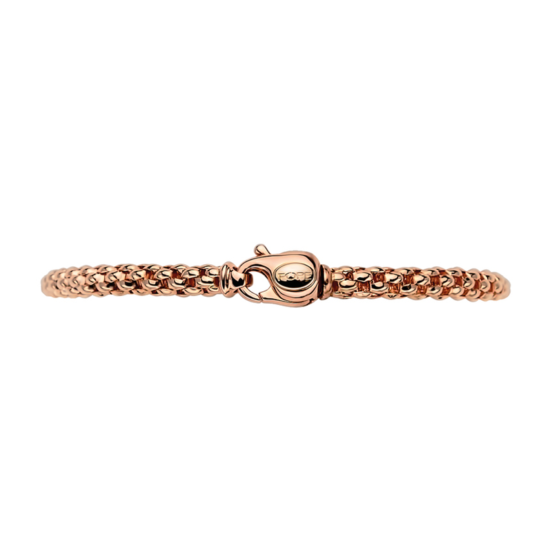 Solo 18ct Rose Gold Chain Bracelet