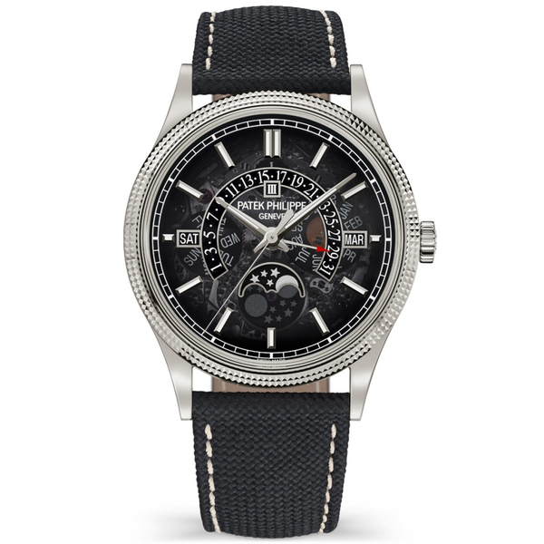 Patek Philippe Grand Complications Retrograde Perpetual Calendar Sapphire Dial Watch - Berry's Jewellers