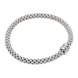 Solo 18ct White Gold Bracelet With Diamond Set And Plain Rondels