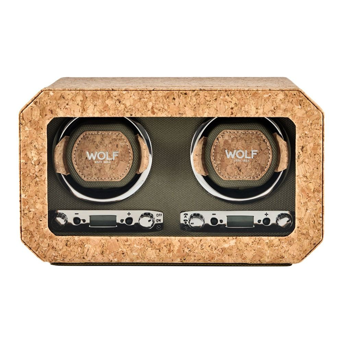 WOLF 1834 Cortica Double Watch Winder - Berry's Jewellers