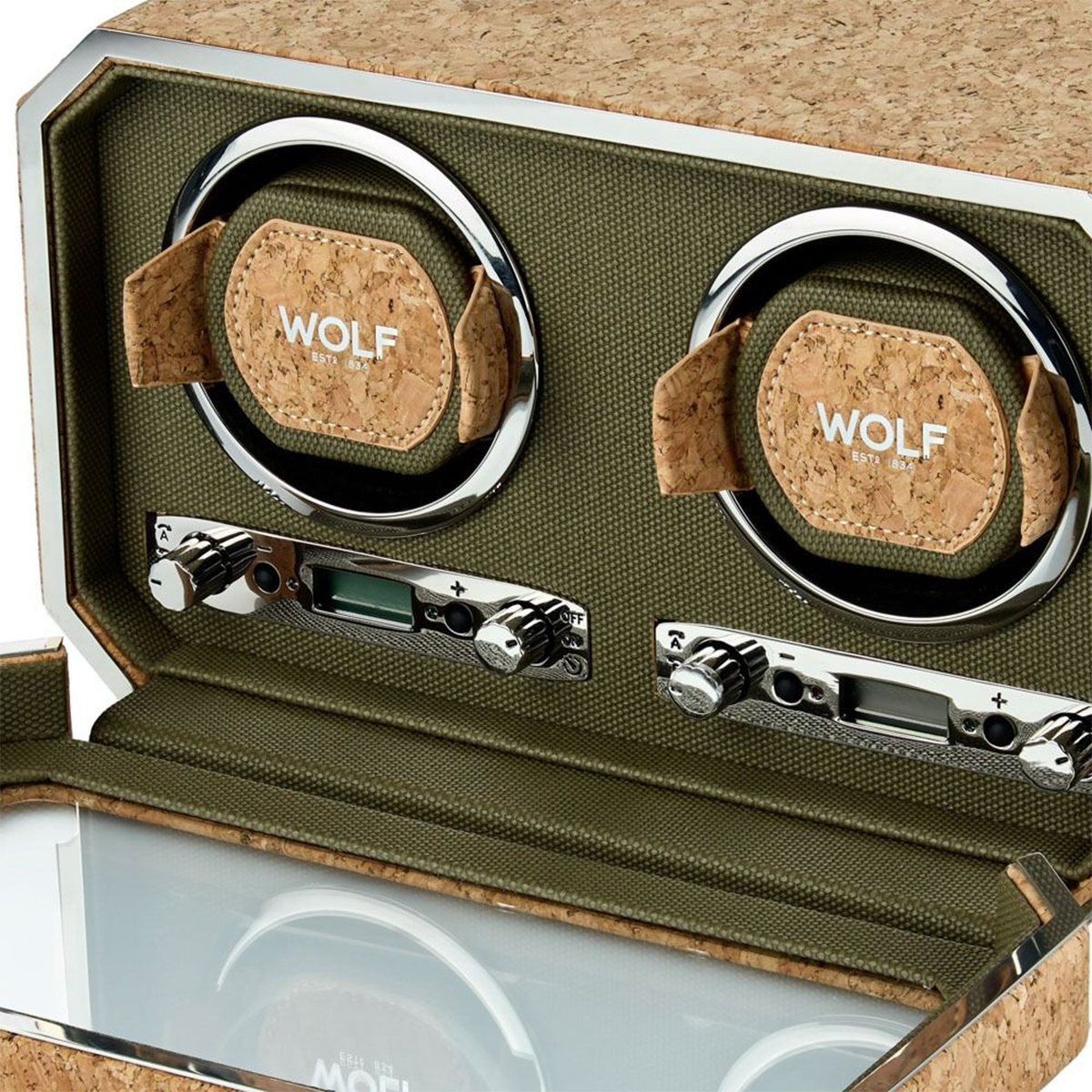 WOLF 1834 Cortica Double Watch Winder - Berry's Jewellers