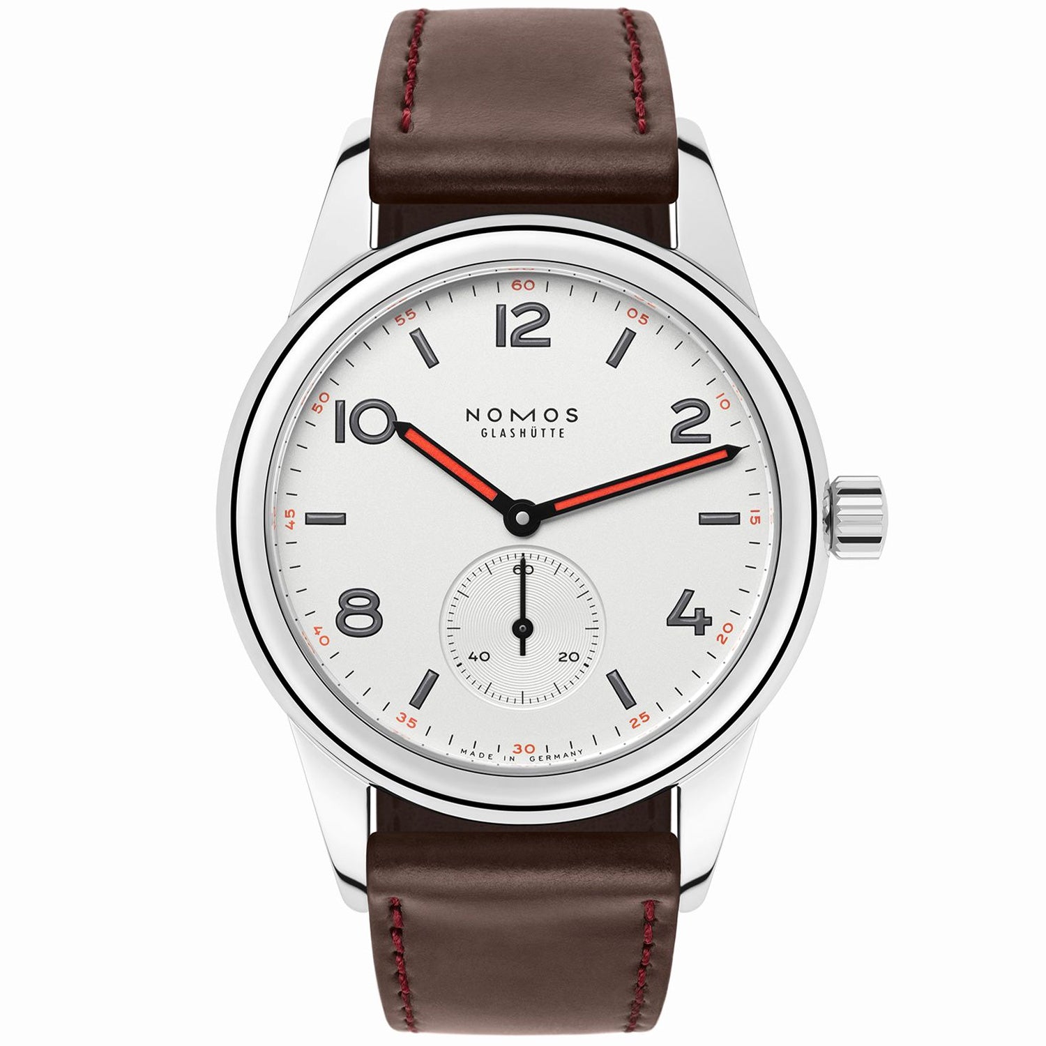 Club 36mm White Dial Manual-Wind Watch