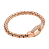 Eka 18ct Rose Gold Bracelet With Diamond Pavé Clasp