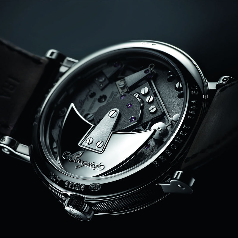 Breguet Tradition Seconde Retrograde 7097 40mm 18ct White Dial Strap Watch