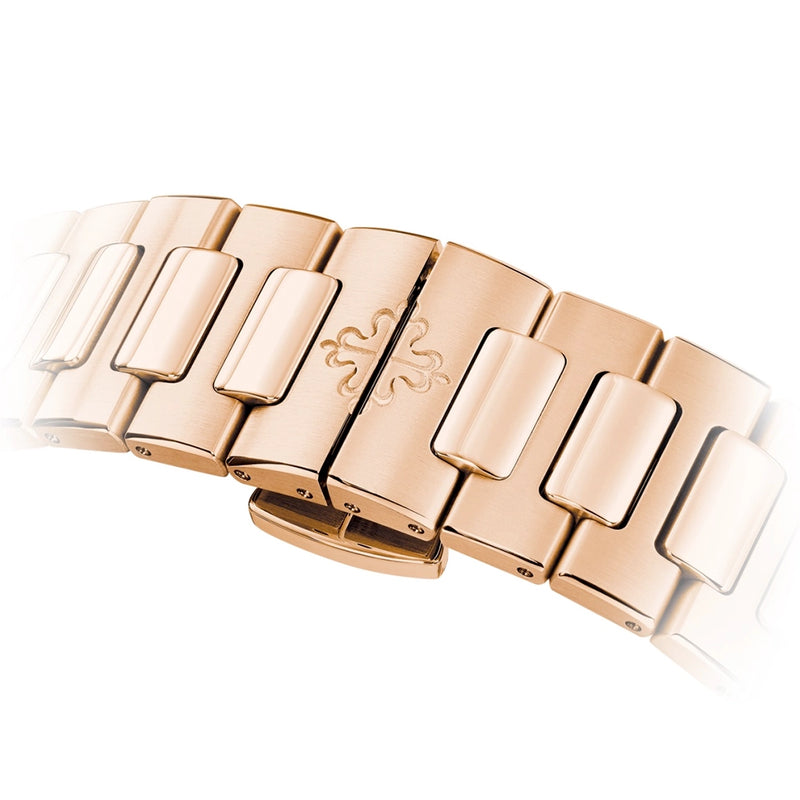 Patek Philippe Nautilus 35.2mm 18ct Rose Gold Diamond Set Ladies Automatic Watch - Berry's Jewellers
