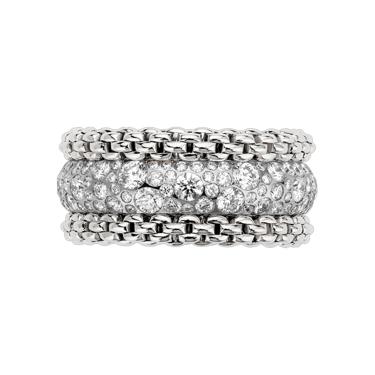 Bubble White Gold & Diamond Ring