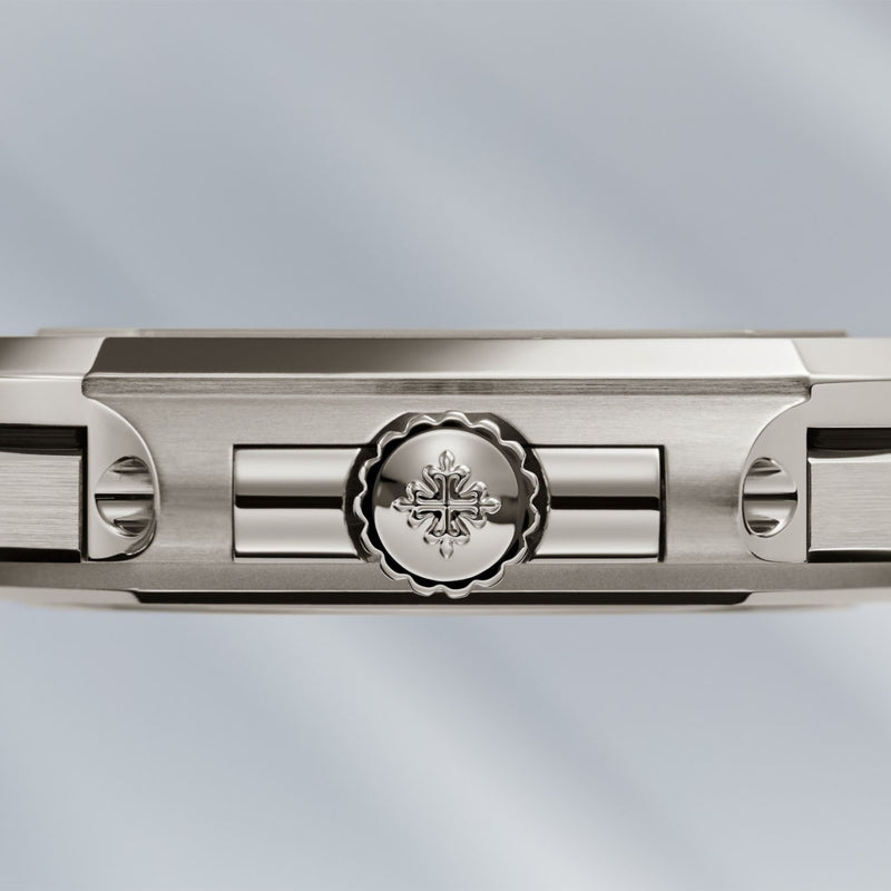 Patek Philippe Cubitus Medium 40mm 18ct White Gold Blue Grey Dial Bracelet Watch - Berry's Jewellers
