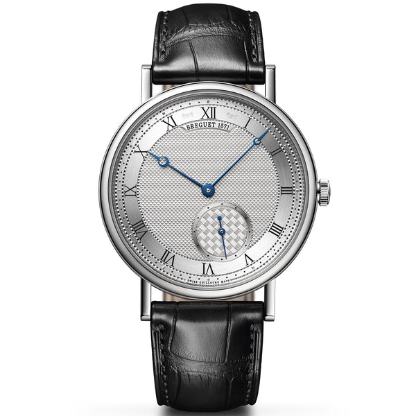 Breguet Classique 7147 40mm 18ct White Gold Automatic Strap Watch - Berry's Jewellers