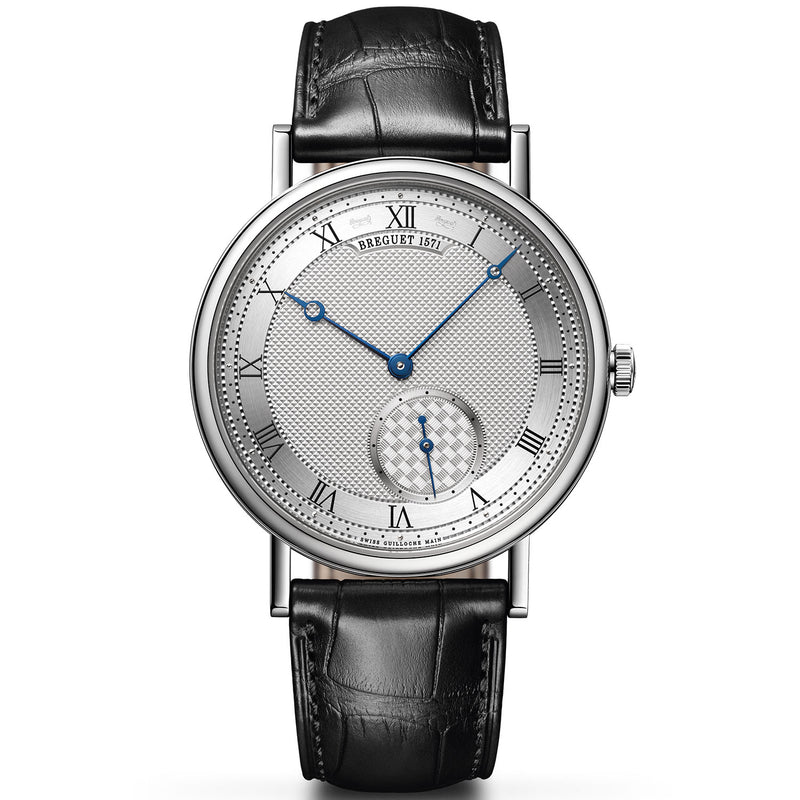 Breguet Classique 7147 40mm 18ct White Gold Automatic Strap Watch - Berry's Jewellers
