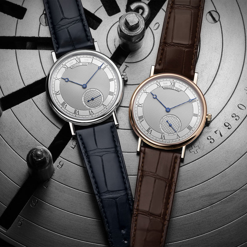 Breguet Classique 7147 40mm 18ct White Gold Automatic Strap Watch - Berry's Jewellers