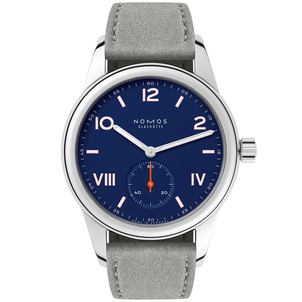 NOMOS Glashütte Club Campus 36mm Night Sky Blue Dial Manual-Wind Watch - Berry's Jewellers