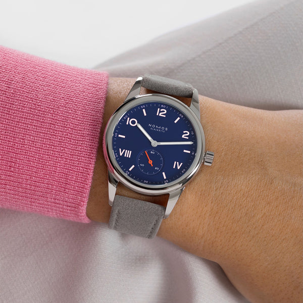 NOMOS Glashütte Club Campus 36mm Night Sky Blue Dial Manual-Wind Watch - Berry's Jewellers