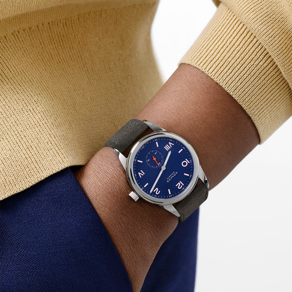 NOMOS Glashütte Club Campus 38mm Night Sky Blue Dial Manual-Wind Watch - Berry's Jewellers