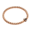 Eka 18ct Rose Gold Bracelet With Black Diamonds