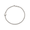FOPE Eka 18ct White Gold Slim Bracelet - Berry's Jewellers