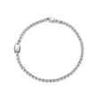 Eka 18ct White Gold Slim Bracelet