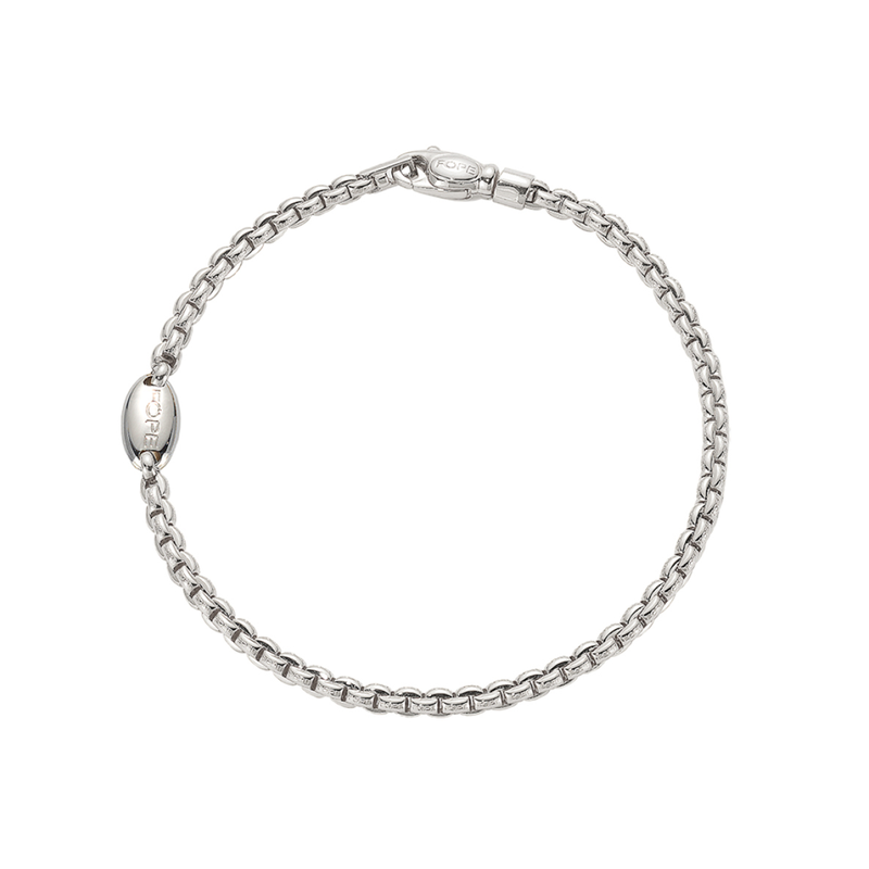FOPE Eka 18ct White Gold Slim Bracelet - Berry's Jewellers